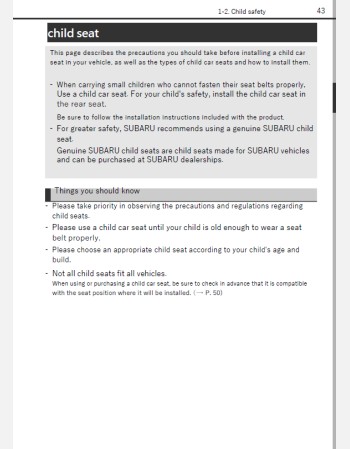 subaru chiffon 2022 2023 2024 owners manual in english